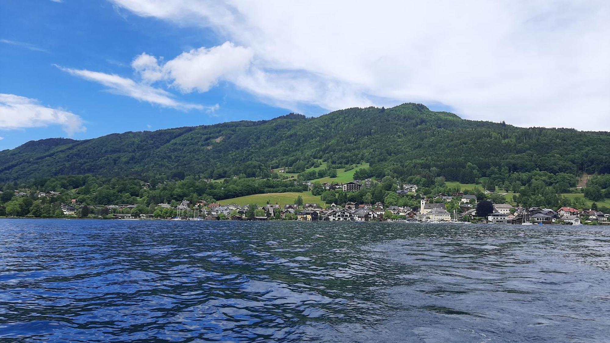 Ferienhaus Goldener Anker Unterach Am Attersee Unterach am Attersee Exterior foto